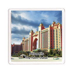 Ajooba Dubai Souvenir Magnet Atlantis 0008, Transparent