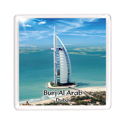 Ajooba Dubai Souvenir Magnet Burj Al Arab 0053, Transparent