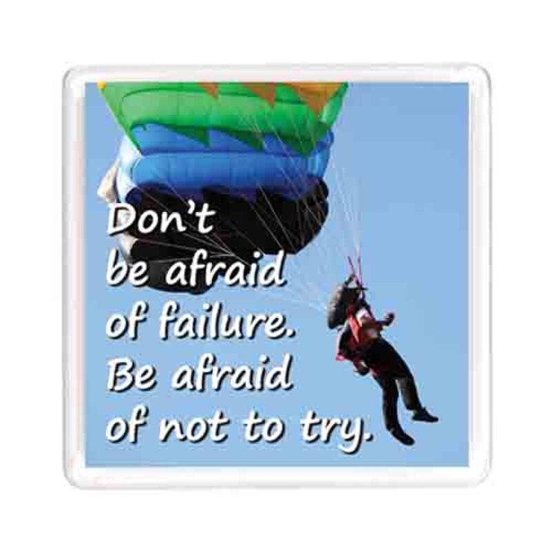 Ajooba Dubai Motivation Magnet 7685, Transparent