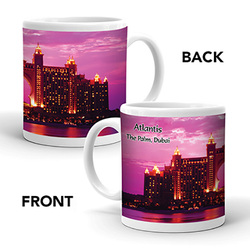 Ajooba Dubai Souvenir Mug Atlantis 0005, White