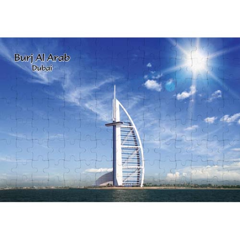 Ajooba Dubai Souvenir Puzzle Burj Al Arab 0039, White