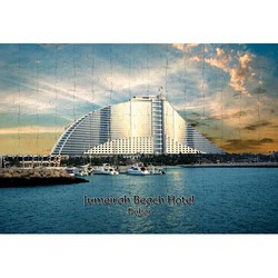 Ajooba Dubai Souvenir Puzzle Jumeirah Beach Hotel 0003, White