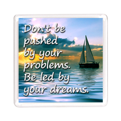 Ajooba Dubai Motivation Magnet 2128, Transparent