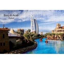 Ajooba Dubai Souvenir Puzzle Burj Al Arab 0034, White