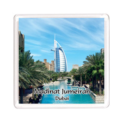 Ajooba Dubai Souvenir Magnet Burj Al Arab 0004, Transparent