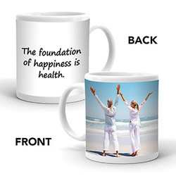 Ajooba Dubai Health Happiness Mug 6217, White