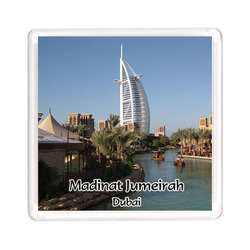 Ajooba Dubai Souvenir Magnet Burj Al Arab 0054, Transparent