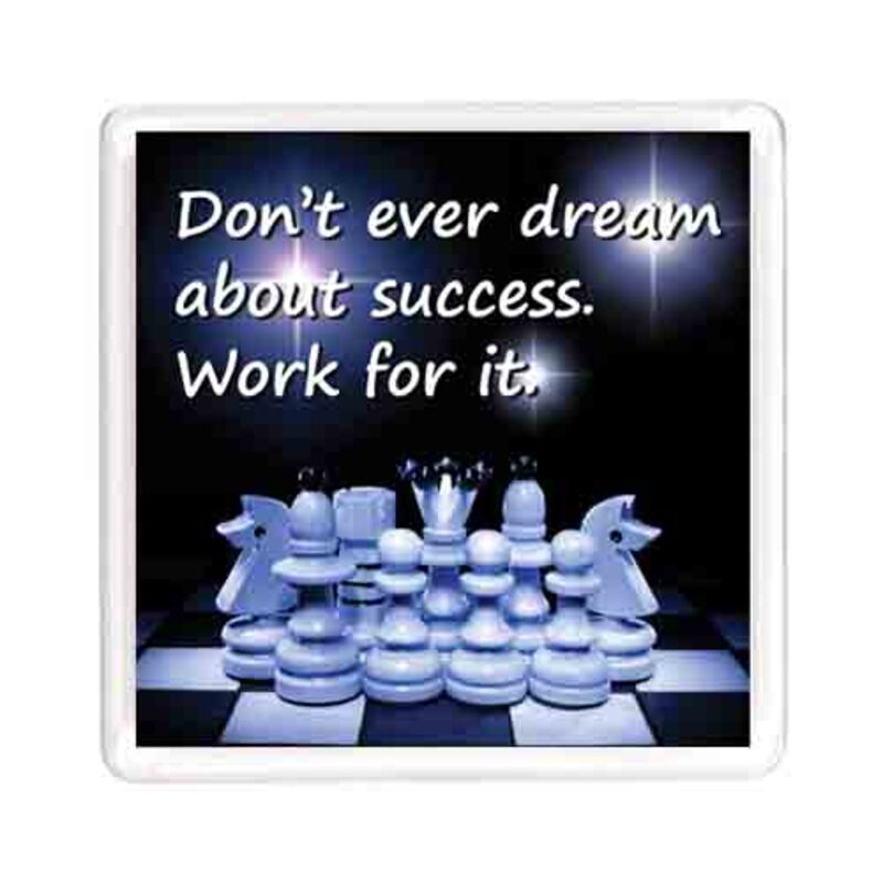 Ajooba Dubai Motivation Magnet 7686, Transparent