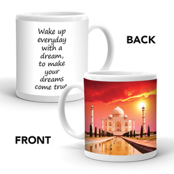 Ajooba Dubai Motivation Mug 2214, White