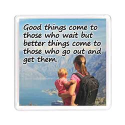 Ajooba Dubai Motivation Magnet 7714, Transparent