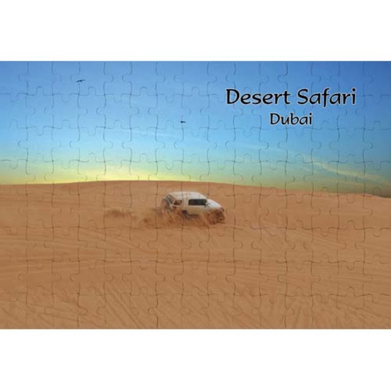 

Ahmed Al Maghribi Perfumes Ajooba Dubai Souvenir Puzzle Desert Safari MG 003, White