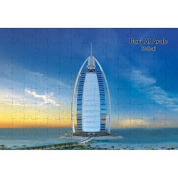 Ajooba Dubai Souvenir Puzzle Burj Al Arab 0002, White