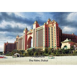 Ajooba Dubai Souvenir Puzzle Atlantis 0008, White