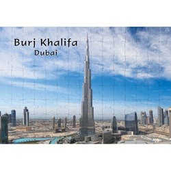 Ajooba Dubai Souvenir Puzzle Burj Khalifa 0040, White