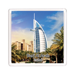Ajooba Dubai Souvenir Magnet Burj Al Arab 0028, Transparent