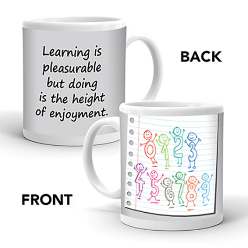 Ajooba Dubai Education Learning Mug 8524, White