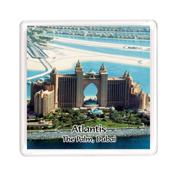 Ajooba Dubai Souvenir Magnet Atlantis 0010, Transparent