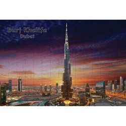 Ajooba Dubai Souvenir Puzzle Burj Khalifa 0057, White