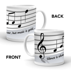 Ajooba Dubai Music Mug 2114, White