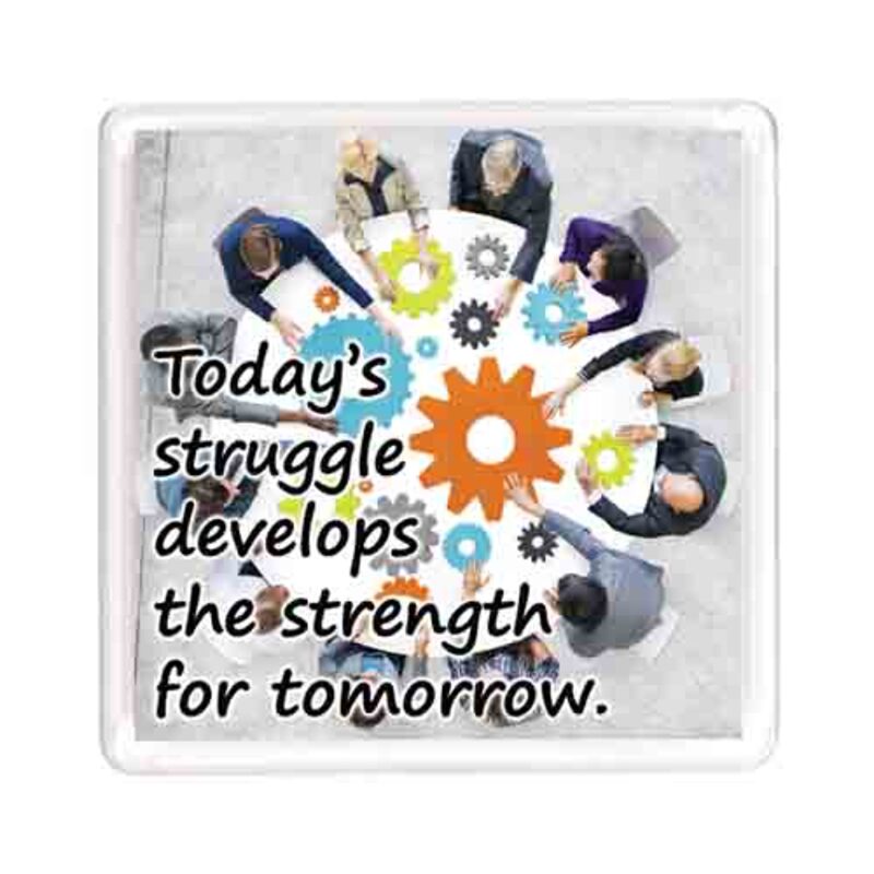 Ajooba Dubai Motivation Magnet 7696, Transparent