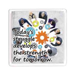 Ajooba Dubai Motivation Magnet 7696, Transparent