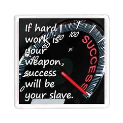 Ajooba Dubai Motivation Magnet 7679, Transparent