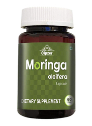 Cipzer Moringa Oleifera Dietary Supplement, 500mg, 60 Capsules