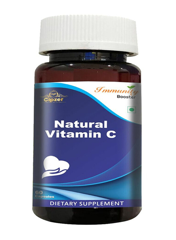 

Cipzer Natural Vitamin C Dietary Supplement, 500mg, 60 Capsules