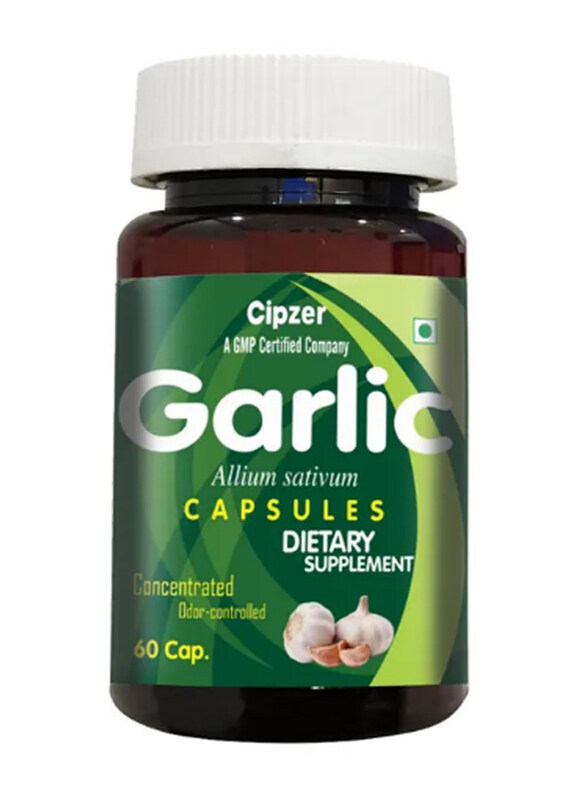 

Cipzer Garlic Oil Dietary Supplement, 1000mg, 60 SoftGel Capsule