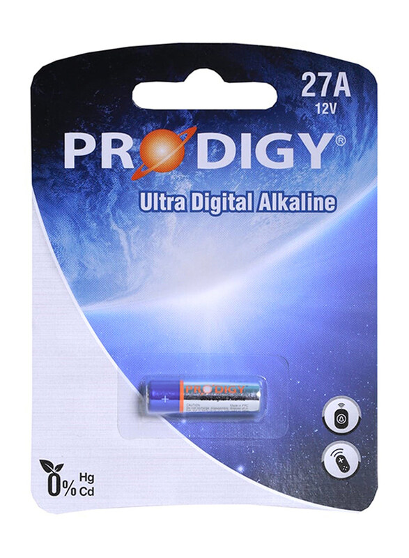 

Prodigy Alkaline, 27A 12V Battery, Silver