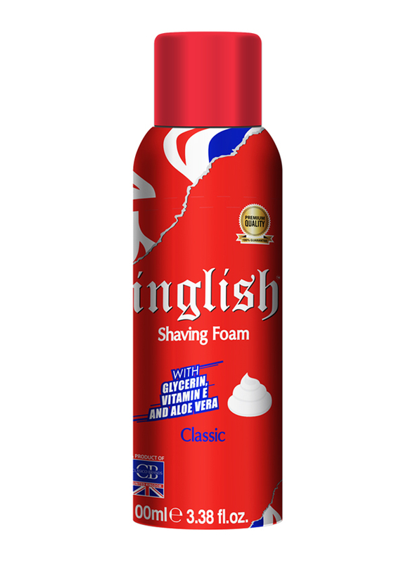Inglish Classic Shaving Foam, Red, 100ml