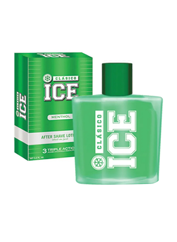 Clasico Ice Menthol After Shave for Men, Green, 100ml