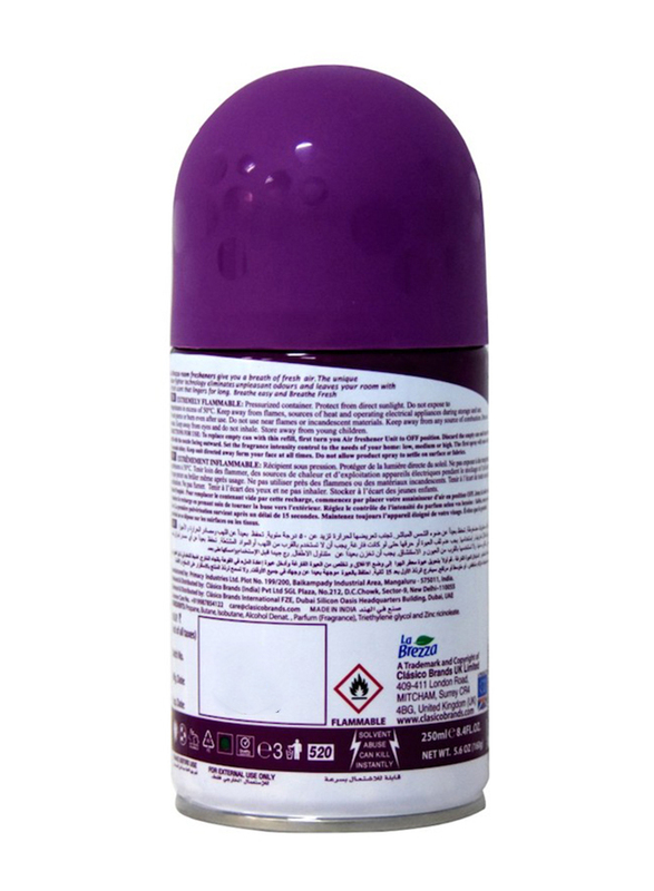 La Brezza English Lavender Home Fragrance Air Freshener Refill Spray, 250ml