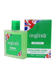 Inglish Menthol After Shave Lotion with Triple Action, 100ml