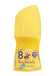 Beverly Hills Polo Club No. 8 Antiperspirant Roll-On for Women, Yellow, 50ml