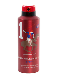 Beverly Hills Polo Club No. 1 Sport Deodorant Body Spray for Men, 175ml