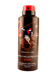 Beverly Hills Polo Club No. 2 Sport Deodorant Body Spray for Men, 175ml