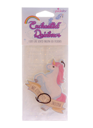 Puckator Enchanted Rainbow Fairy Cake Scented Unicorn Air Freshener, White