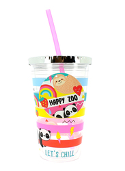 Happy Zoo Just Hangin Sippy Cup, 500ml, Multicolor