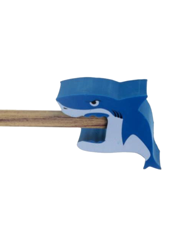 Puckator Shark Pencil With Eraser Topper, Blue