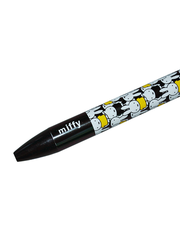 Miffy 3D Topper Retractable Ballpoint Pen, Black/White