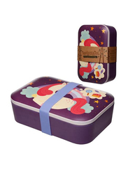 Puckator Bambootique Eco Friendly Sweet Dreams Unicorn Lunch Box, Purple