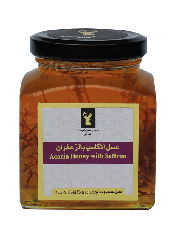 Simply The Great Food Acacia Honey with Saffron, 150g
