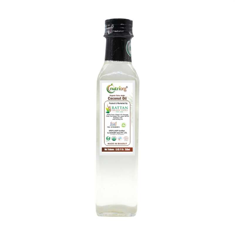 Nutriorg Certified Organic Extra Virgin Coconut Oil 250ml