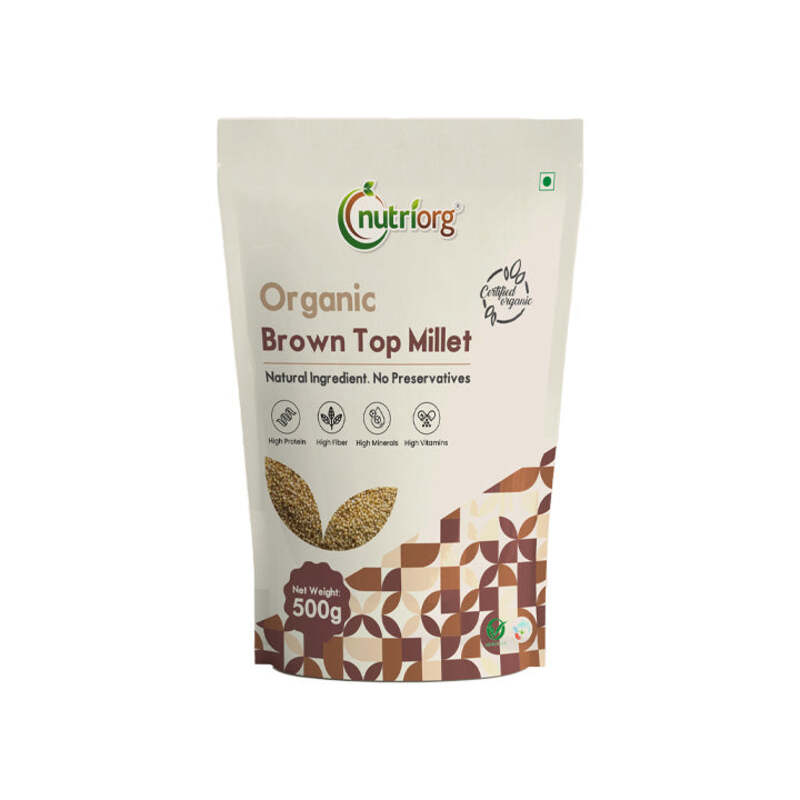 Nutriorg Organic Brown Top Millet 500g
