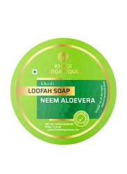 Khadi Organique Neem & Aloe Vera Loofah Soap Bar, 125gm