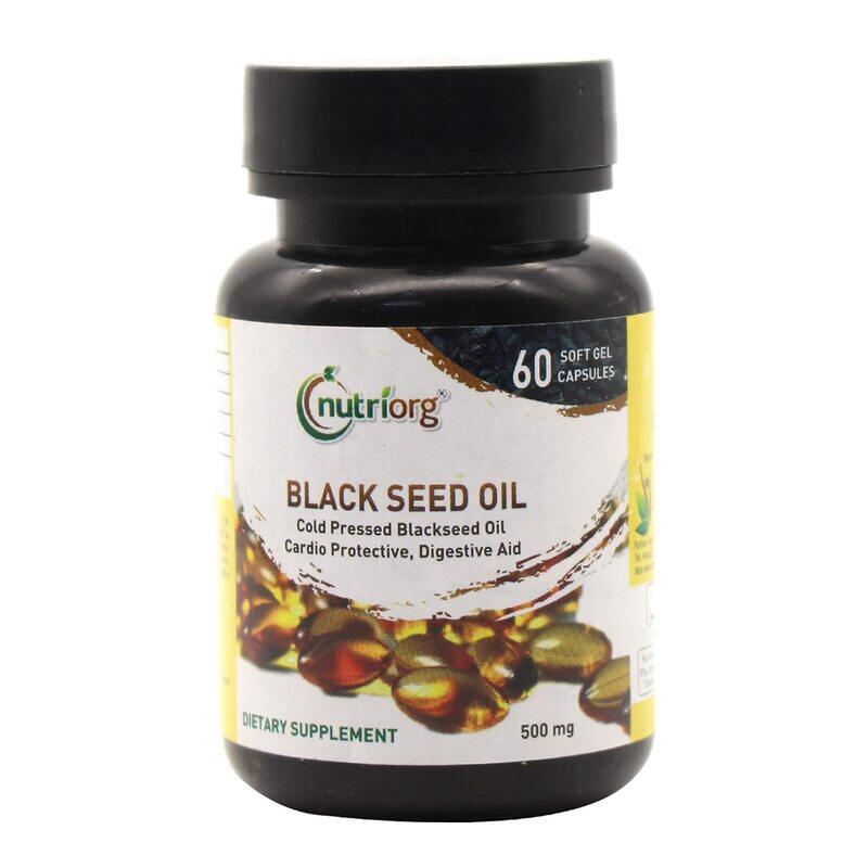 Nutriorg Blackseed oil soft gel 60 Capsule