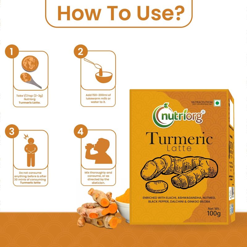 Nutriorg Turmeric Latte 100g