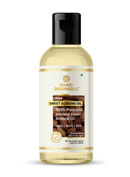 Khadi Organique Sweet Almond Oil for All Hair Types, 100ml