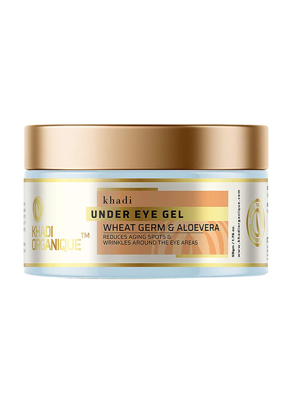 Khadi Organique Wheat Germ & Aloevera Under Eye Gel, 50gm